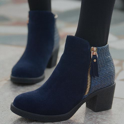 Chollos Botines Azul Mujer en el Blackfriday