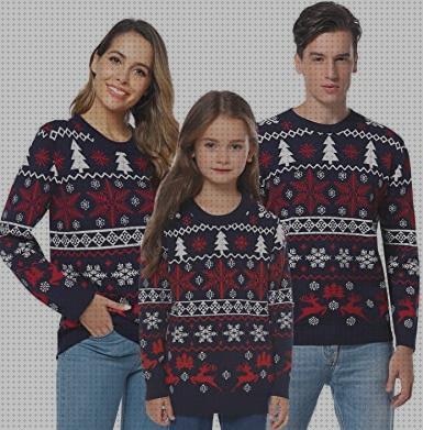 Las mejores marcas de jerséis jersey navidad familia