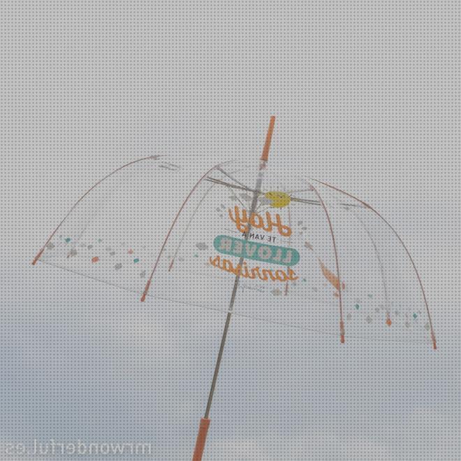 Descuentos Paraguas Mr Wonderful Transparente para el BlackFriday