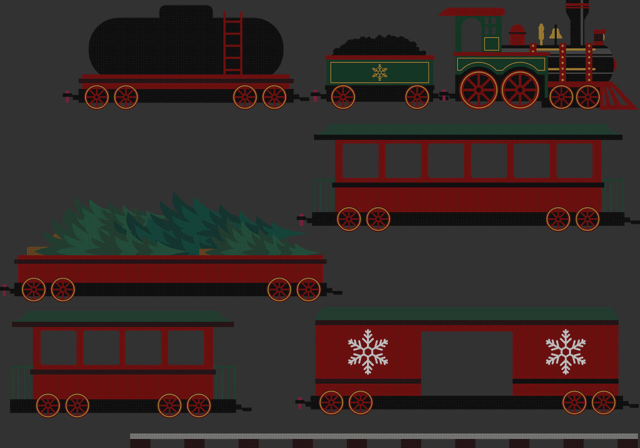 Las mejores marcas de trenes tren navidad arbol